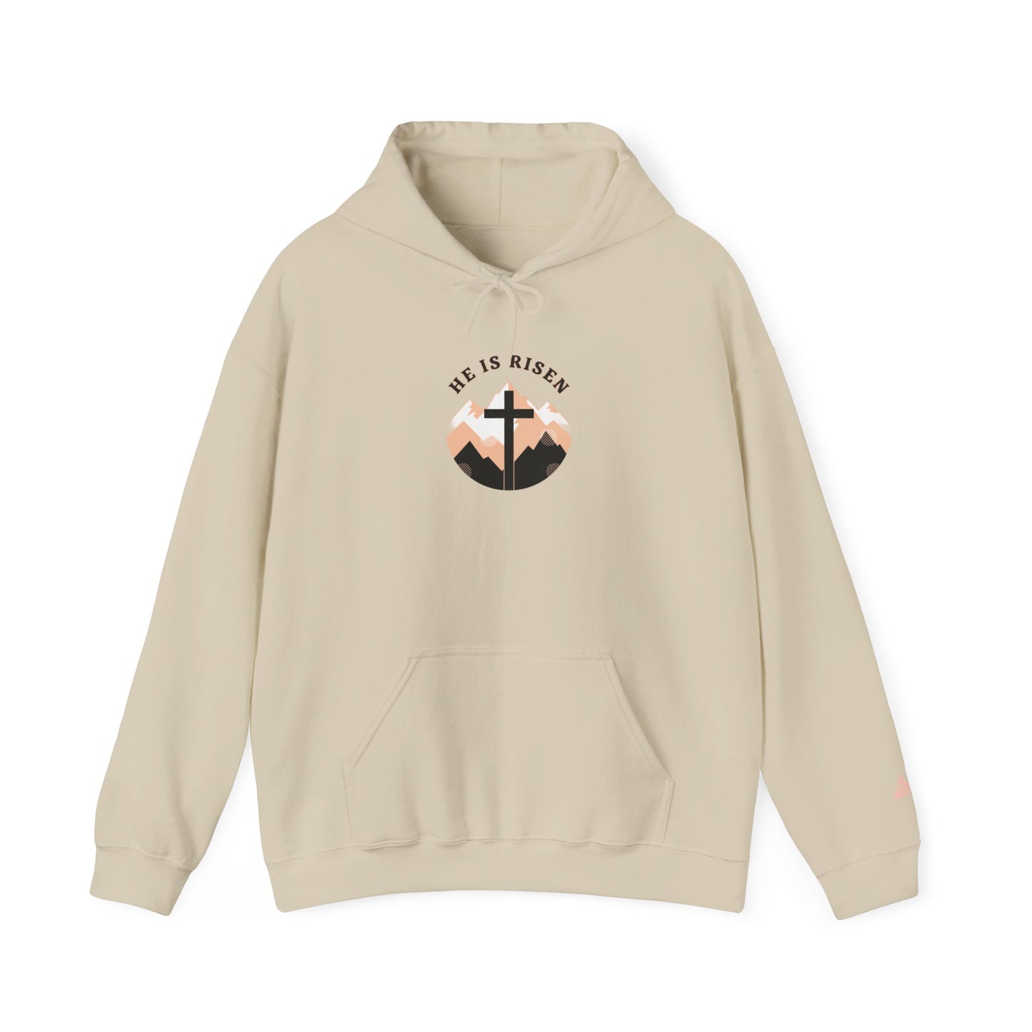 He Is Risen Cross Hoodie | Christian Easter Shirt, Faith-based