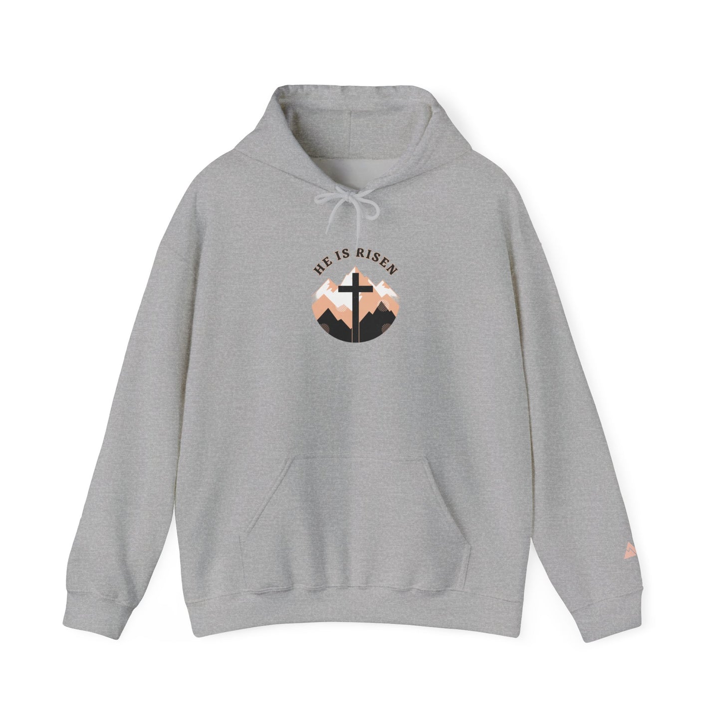 He Is Risen Cross Hoodie | Christian Easter Shirt, Faith-based