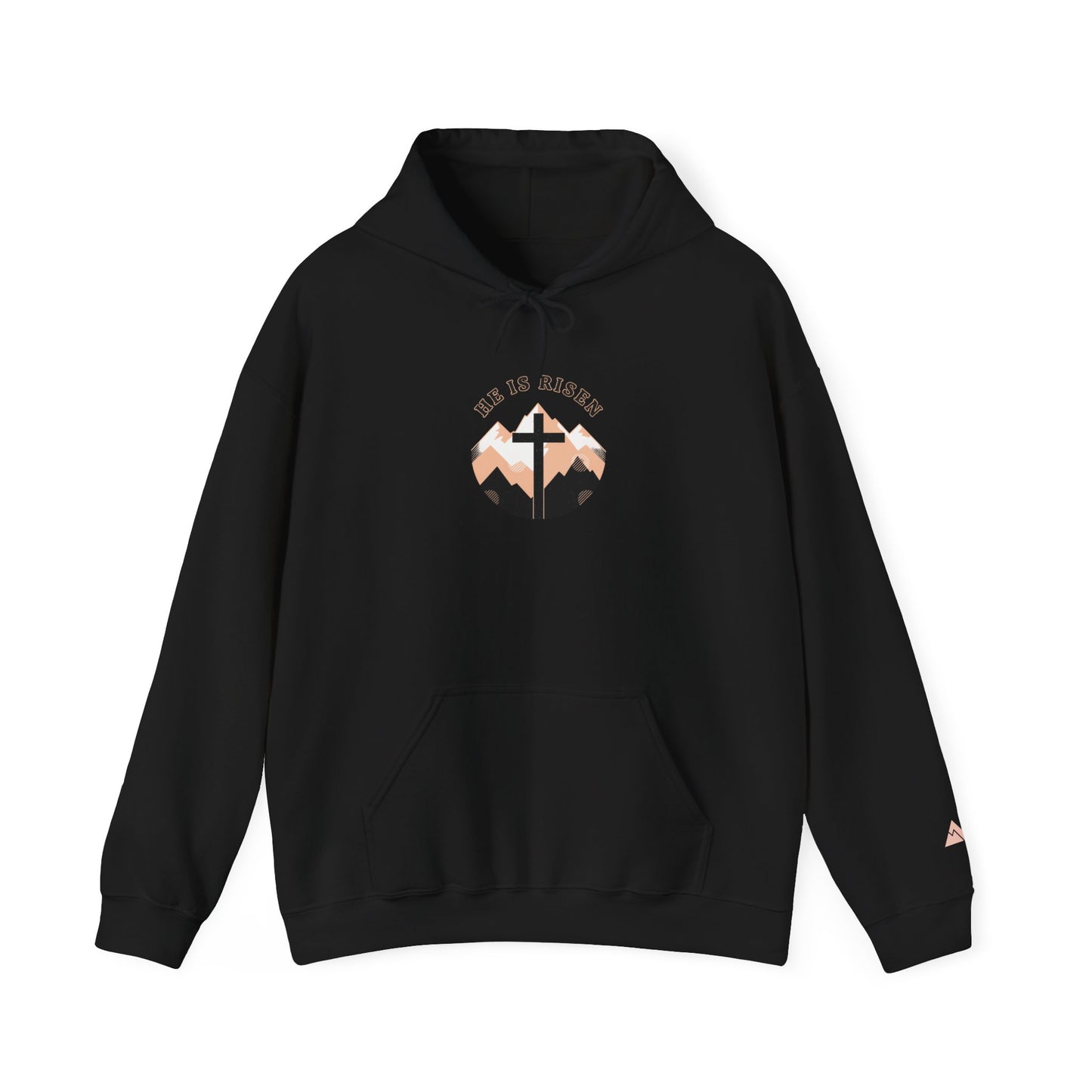He Is Risen Cross Hoodie | Christian Easter Shirt, Faith-based
